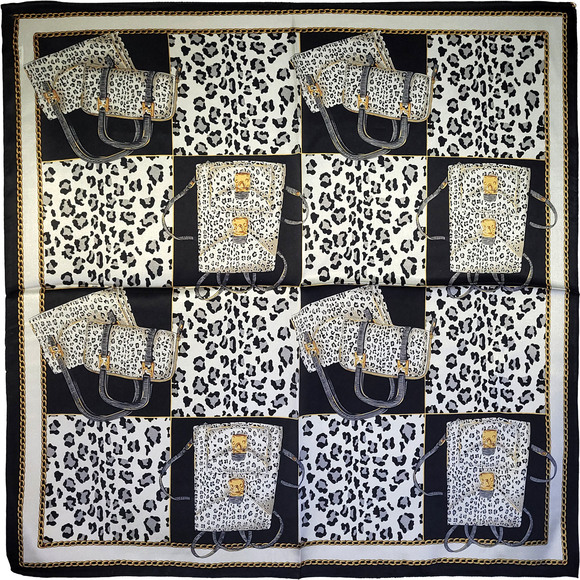 NWT Genuine 100% Mulberry Silk Satin Scarf 25"x25" Medium Square Shawl Wrap 5726 - Picture 1 of 7